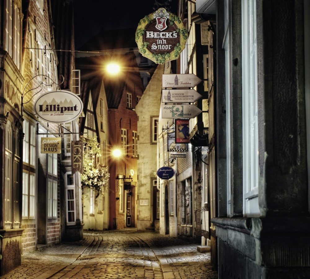 Bremen_Schnoorviertel_bei_Nacht