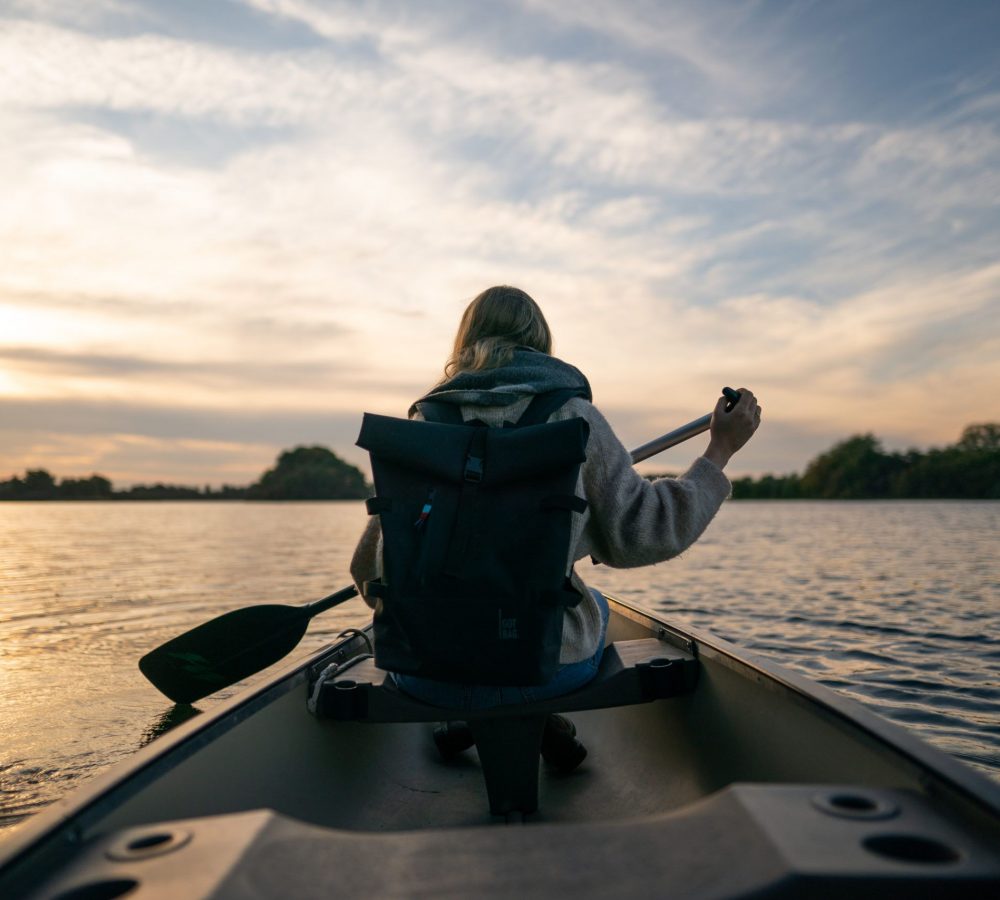 canoeing on the lakes